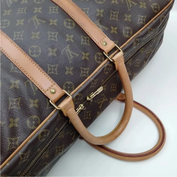 Louis Vuitton Travel Bag Sirius 55 Brown Monogram with Lock & Key - Picture 5 of 15